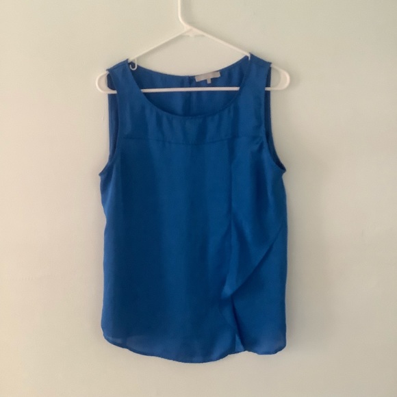 VOILET & CLAIRE Beautiful blue top with ruffle - Picture 2 of 5